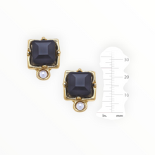 Susan Shaw London Studs - Black