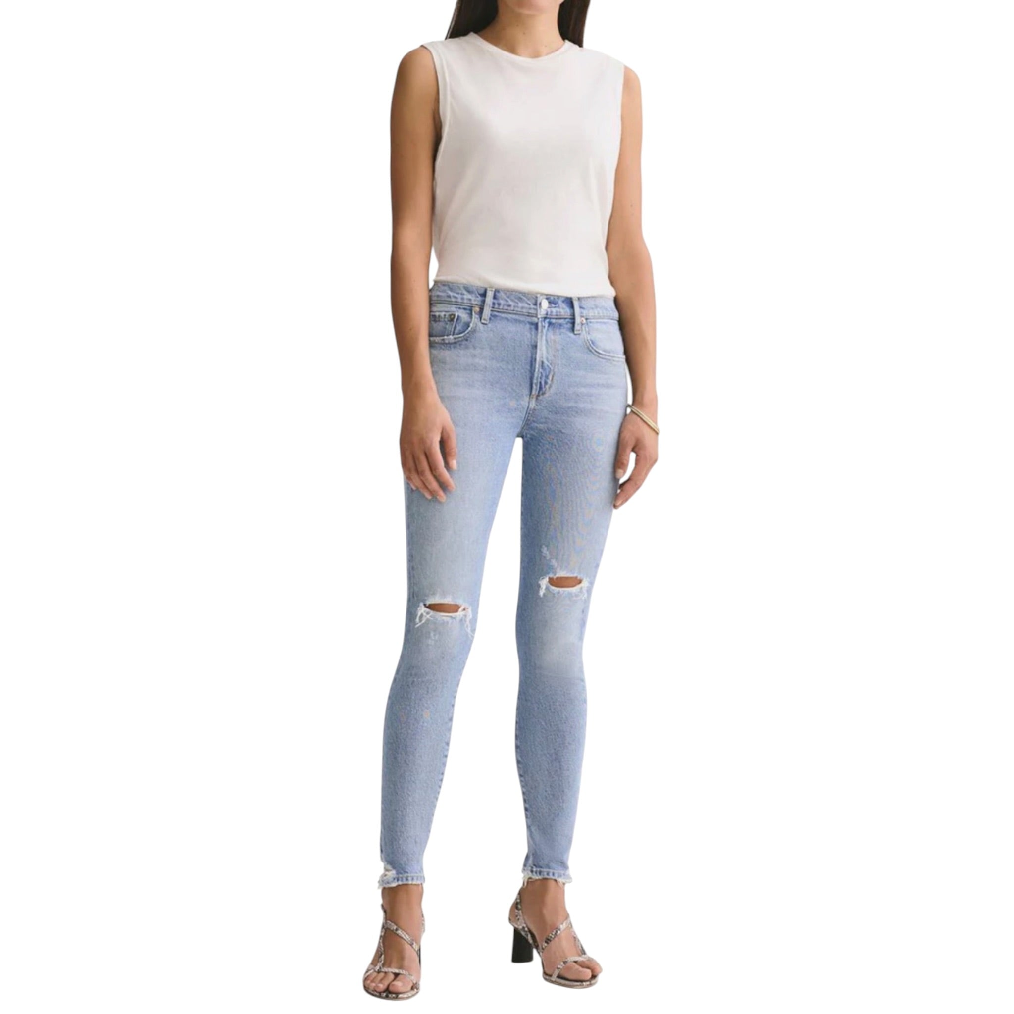 AGOLDE Sophie Ankle Jean - Shrine