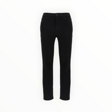 L'Agence Sada High-Rise Cropped Slim Jean - Washed Black