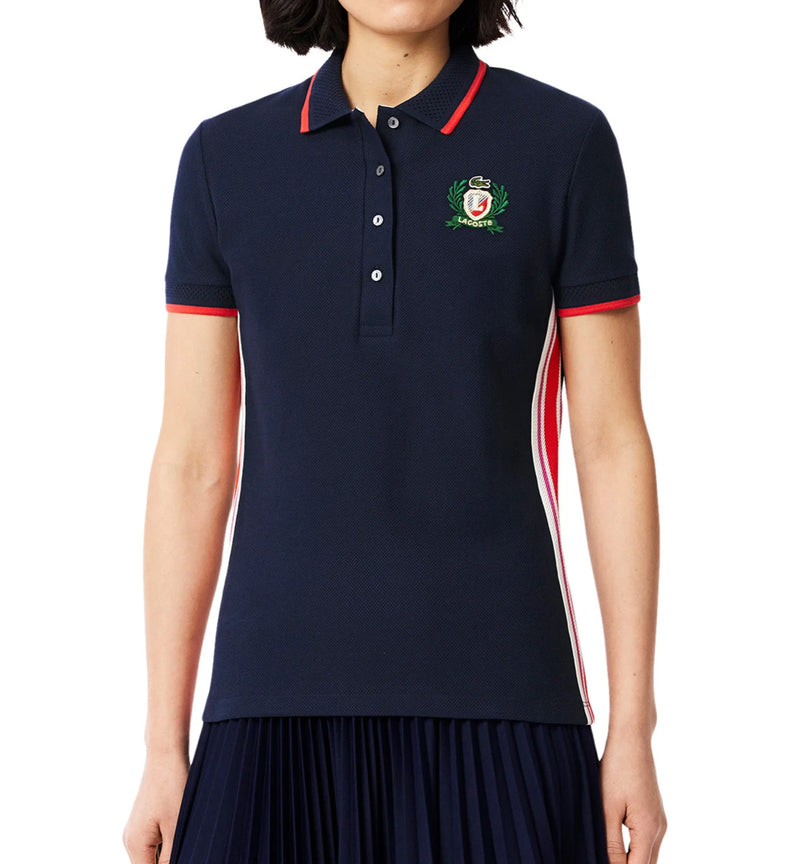 Lacoste Slim Fit Made In France Polo - Navy