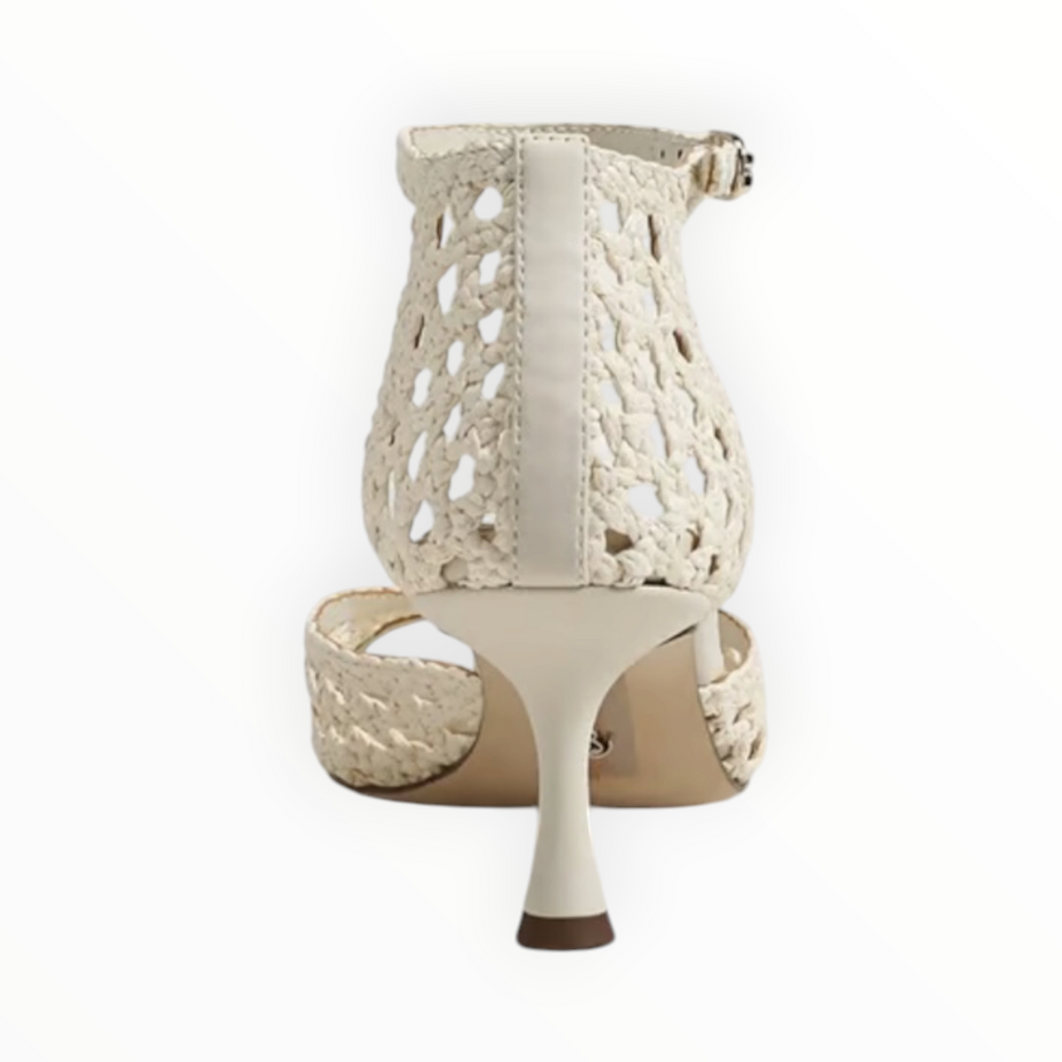 Sam Edelman Peyton Kitten Heel - Modern Ivory Faux Raffia