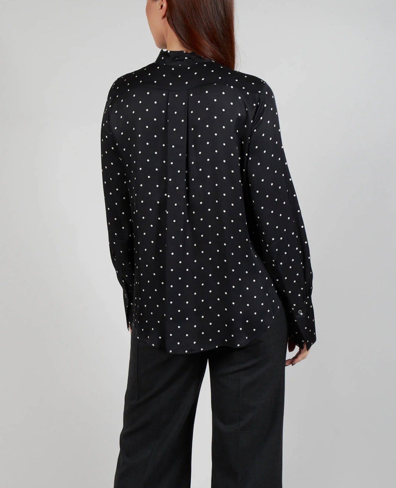 Beatrice .b Mary Blouse - Black Polkadot