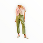 Hunter Bell Mallory Jeans - Leaf Green Denim