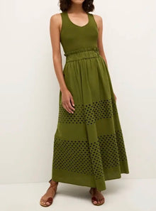 Marie Oliver Draper Skirt - Pesto