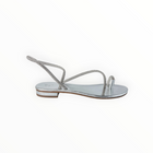 C o R N E T T I Romelide Sandal - Clear Rhinestones & Silver Insole