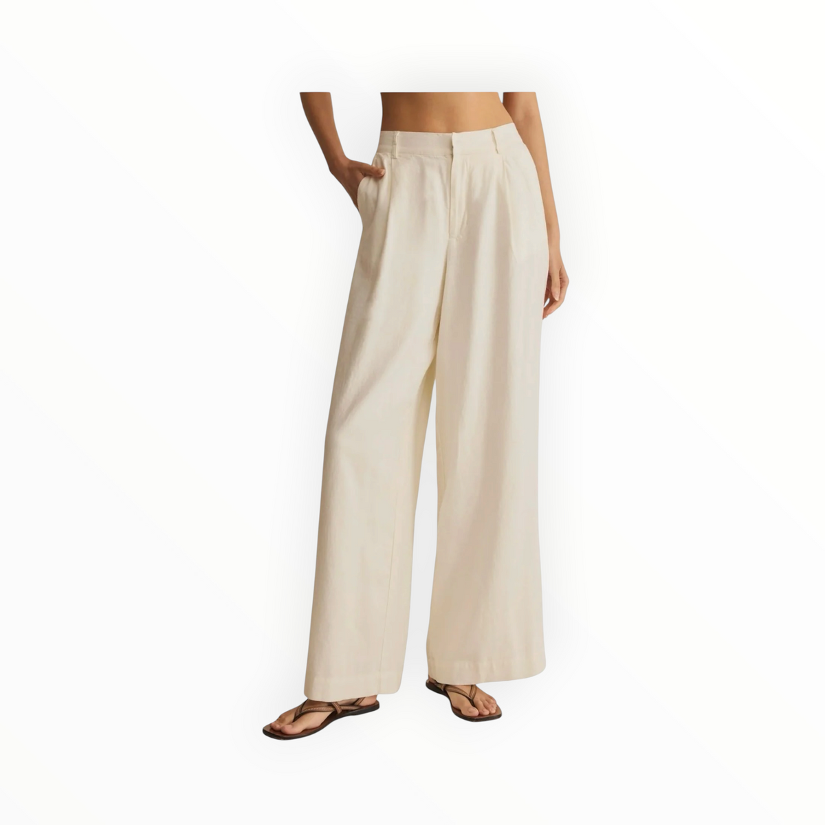 Z Supply Overlook Linen Pant - Cloud