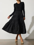 Brochu Walker Ava Tiered Dress - Black Onyx