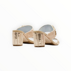 Frances Valentine Betty Raffia Heel - Natura