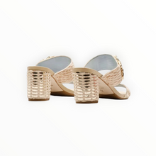 Frances Valentine Betty Raffia Heel - Natura
