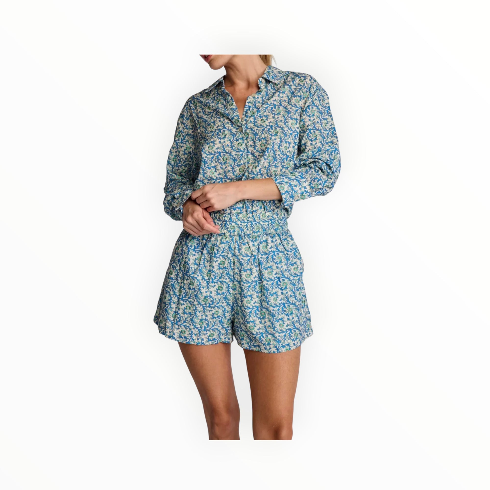 sundays Imogen Romper - Embroidered Floral