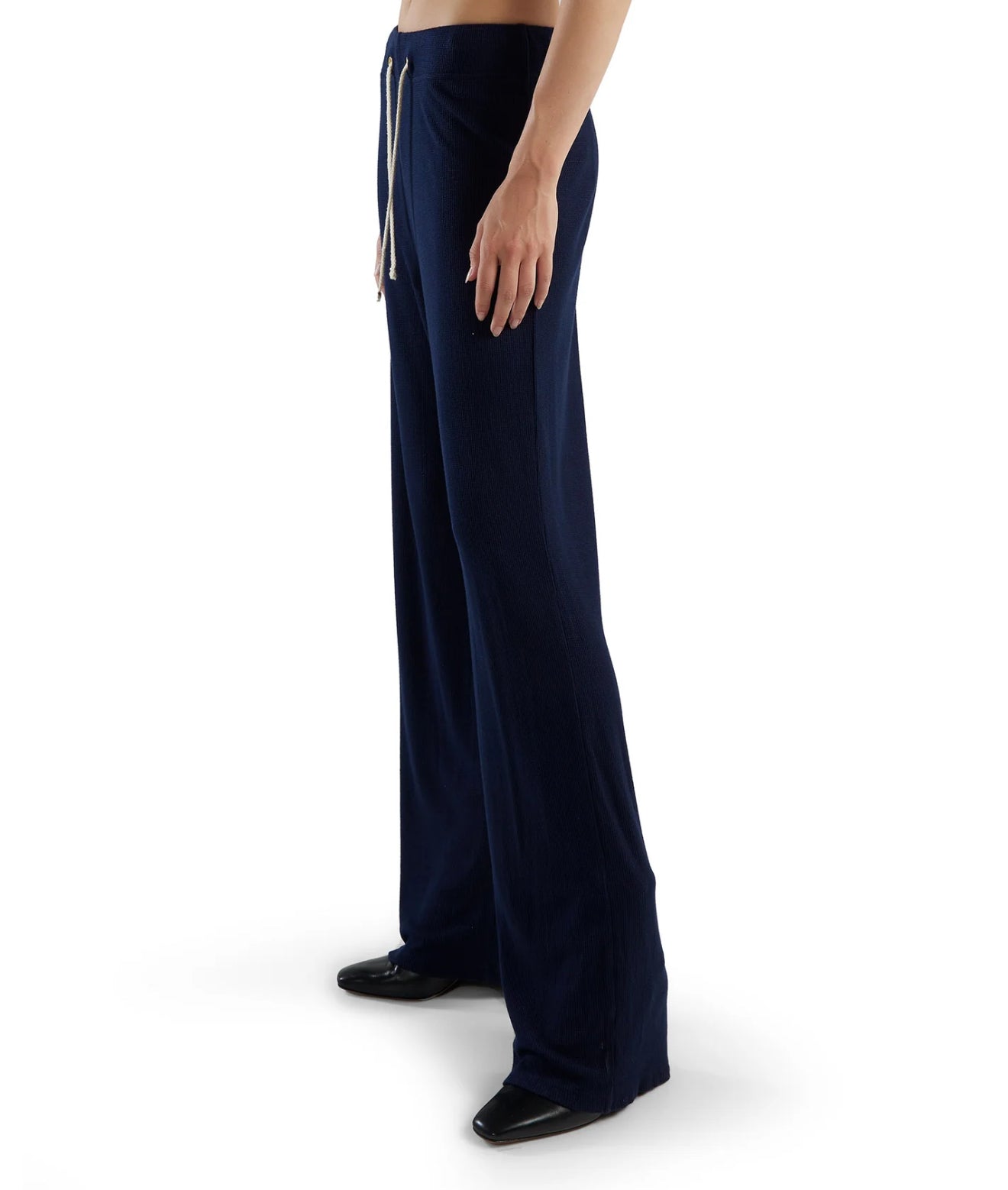 Les Tien Eazy Pant In Lux Thermal - Navy