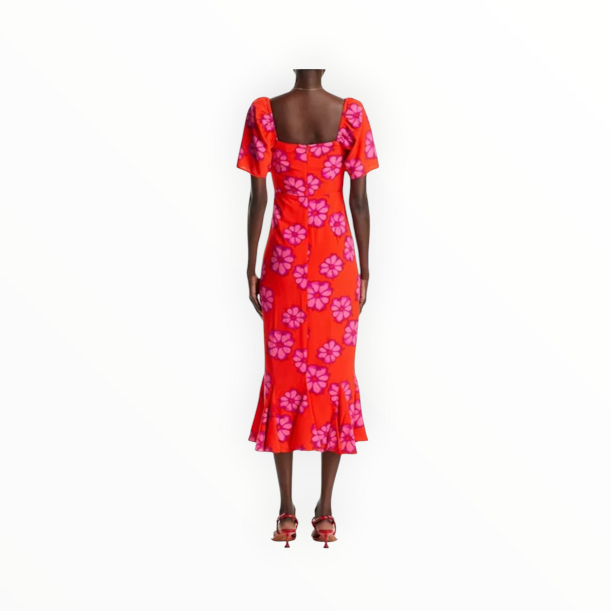 RHODE Ramona Dress - Scarlet Bombay Bloom