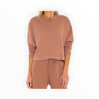 LNA Cropped Sweatshirt - Clove