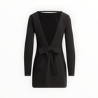 Favorite Daughter The Long Sleeve Meet Cute Dress - Black
