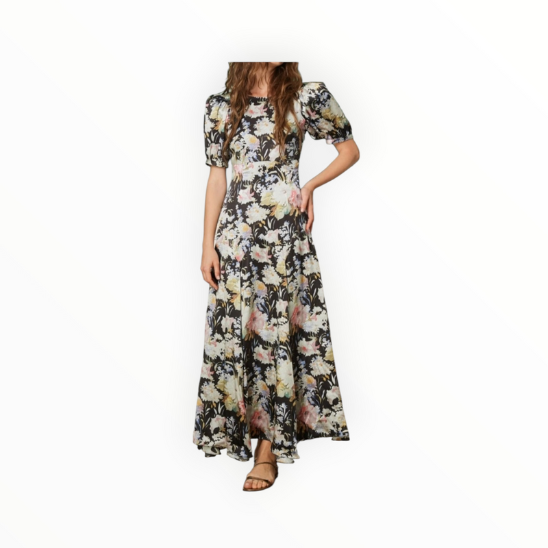 Black Iris Cassie Dress - June Blooms