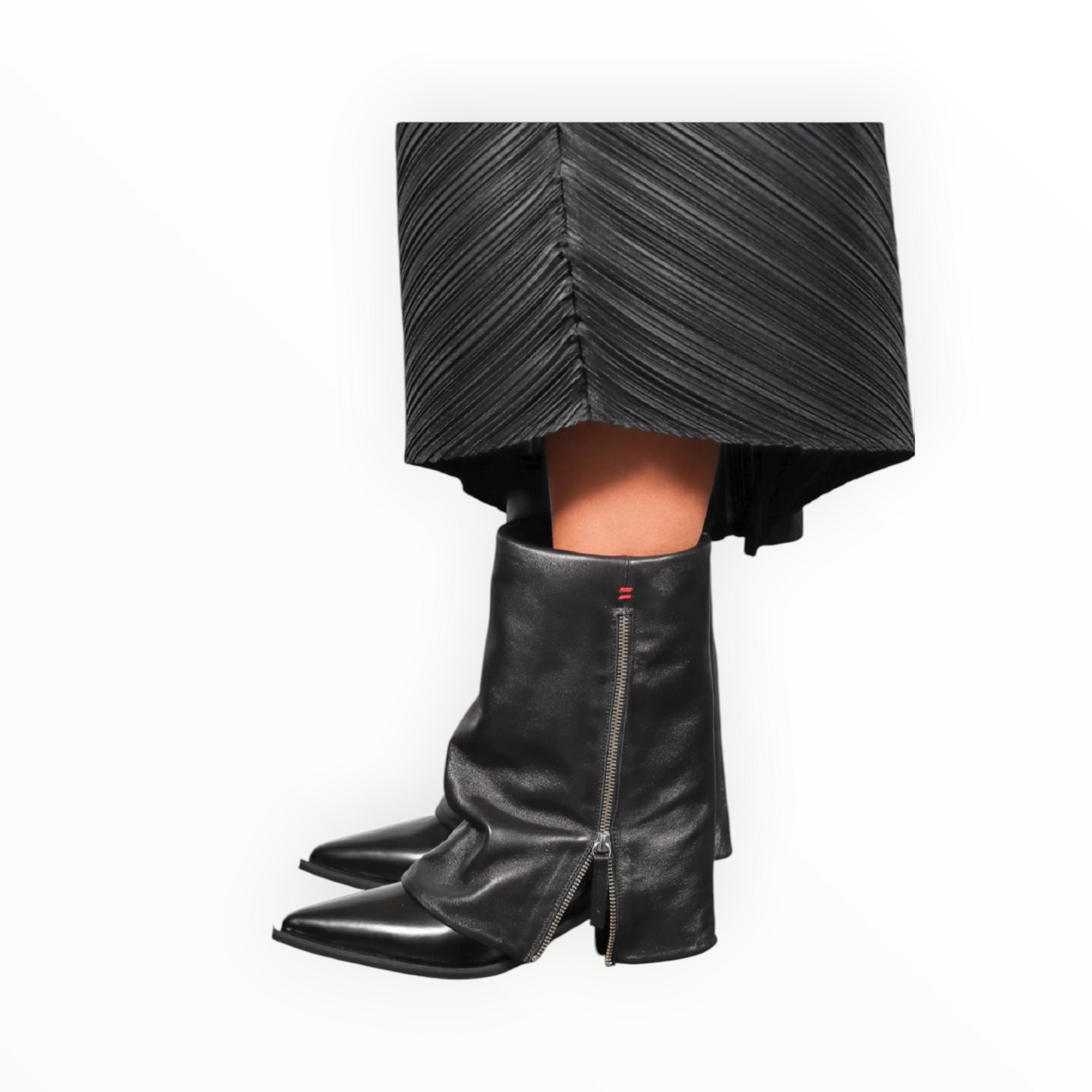 Halmanera Foldover Boot - Black