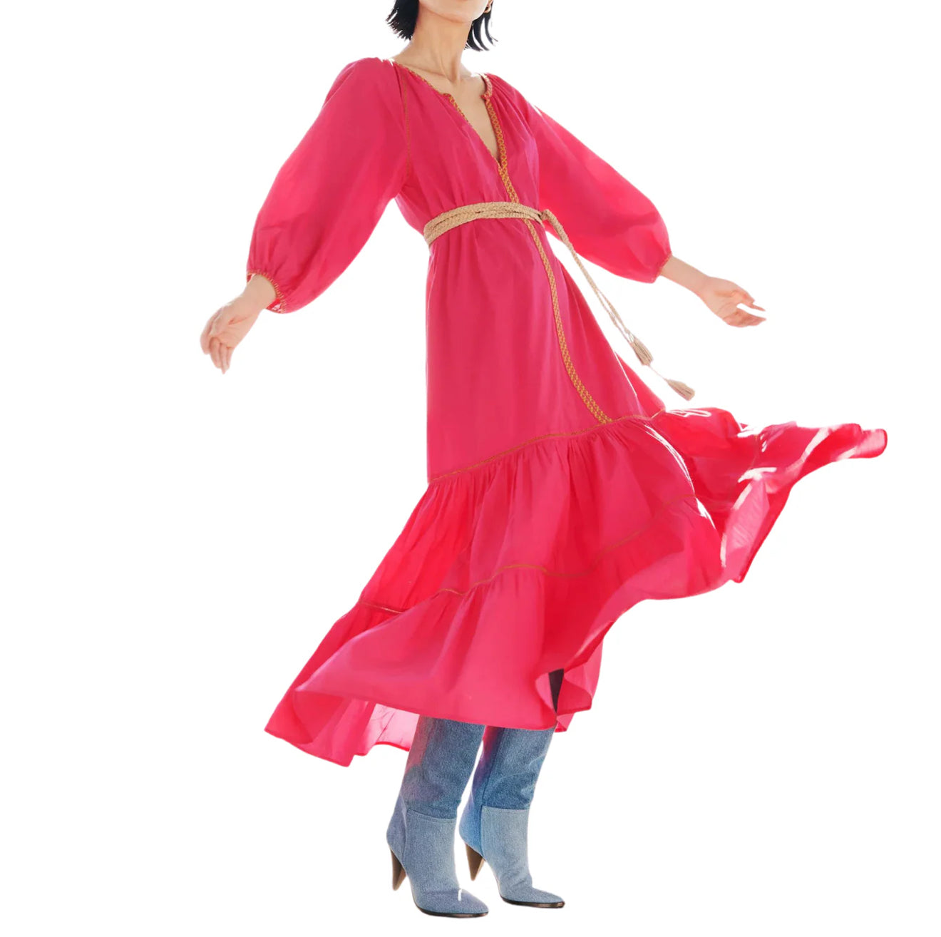 Figue Johanna Dress - Raspberry