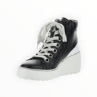 Fly London Dice Wedge Bootie - Black Dublin