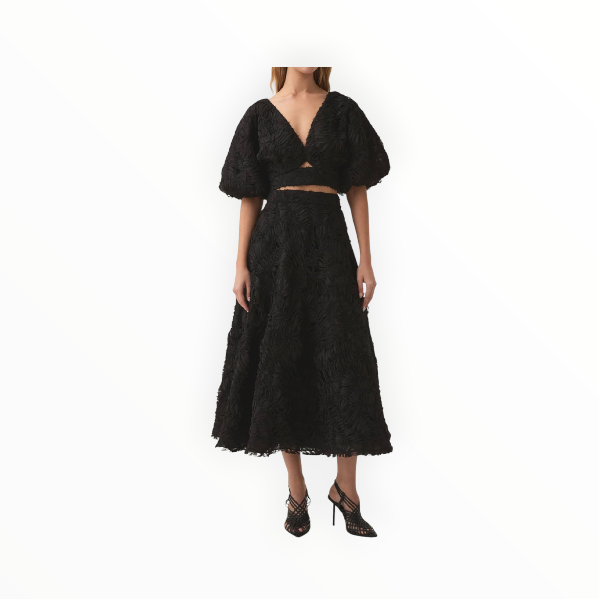 aje. Florential Top - Black