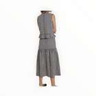 Nation Ltd Dana Tank - Black Cream Gingham