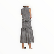 Nation Ltd Dana Tank - Black Cream Gingham