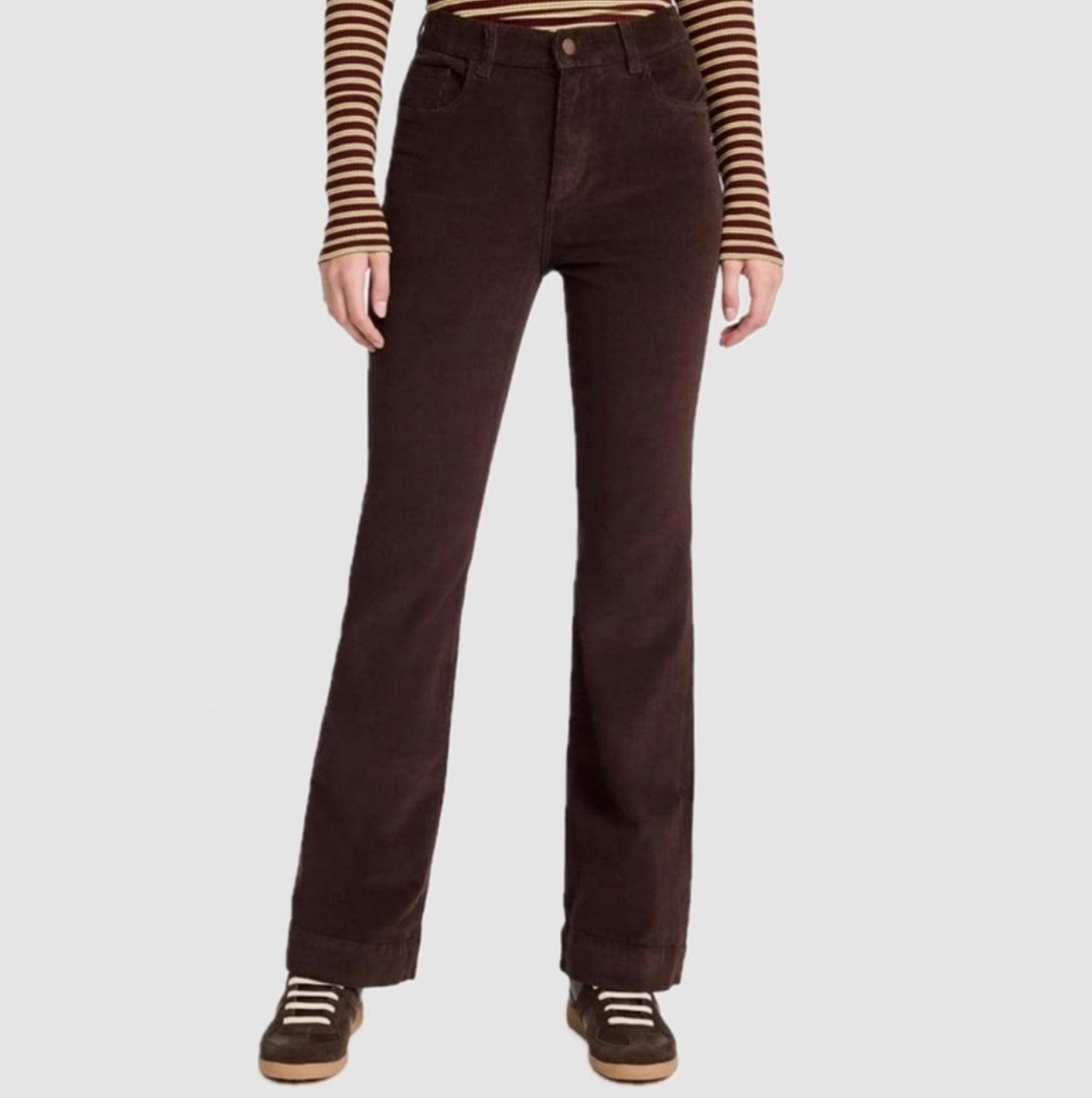 DL1961 Bridget Boot Instasculpt Jeans - Dark Cocoa