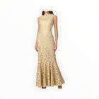 Shoshanna Midnight Reese Dress - Gold