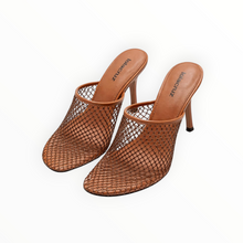 Lola Cruz Ruby Mule 85 - Terracotta