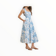 Favorite Daughter The Muse Dress - Blue/White Floral