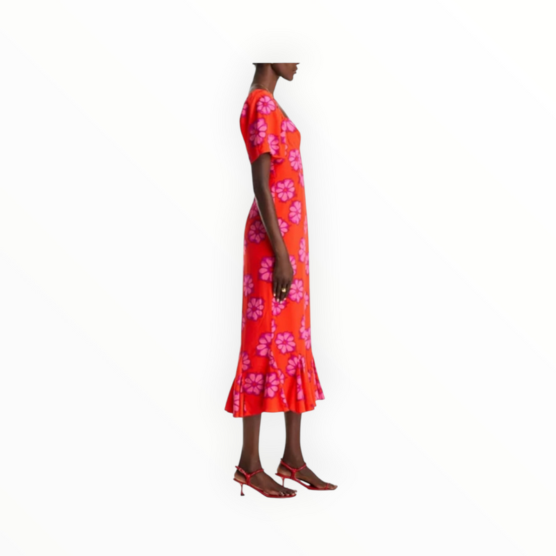 RHODE Ramona Dress - Scarlet Bombay Bloom