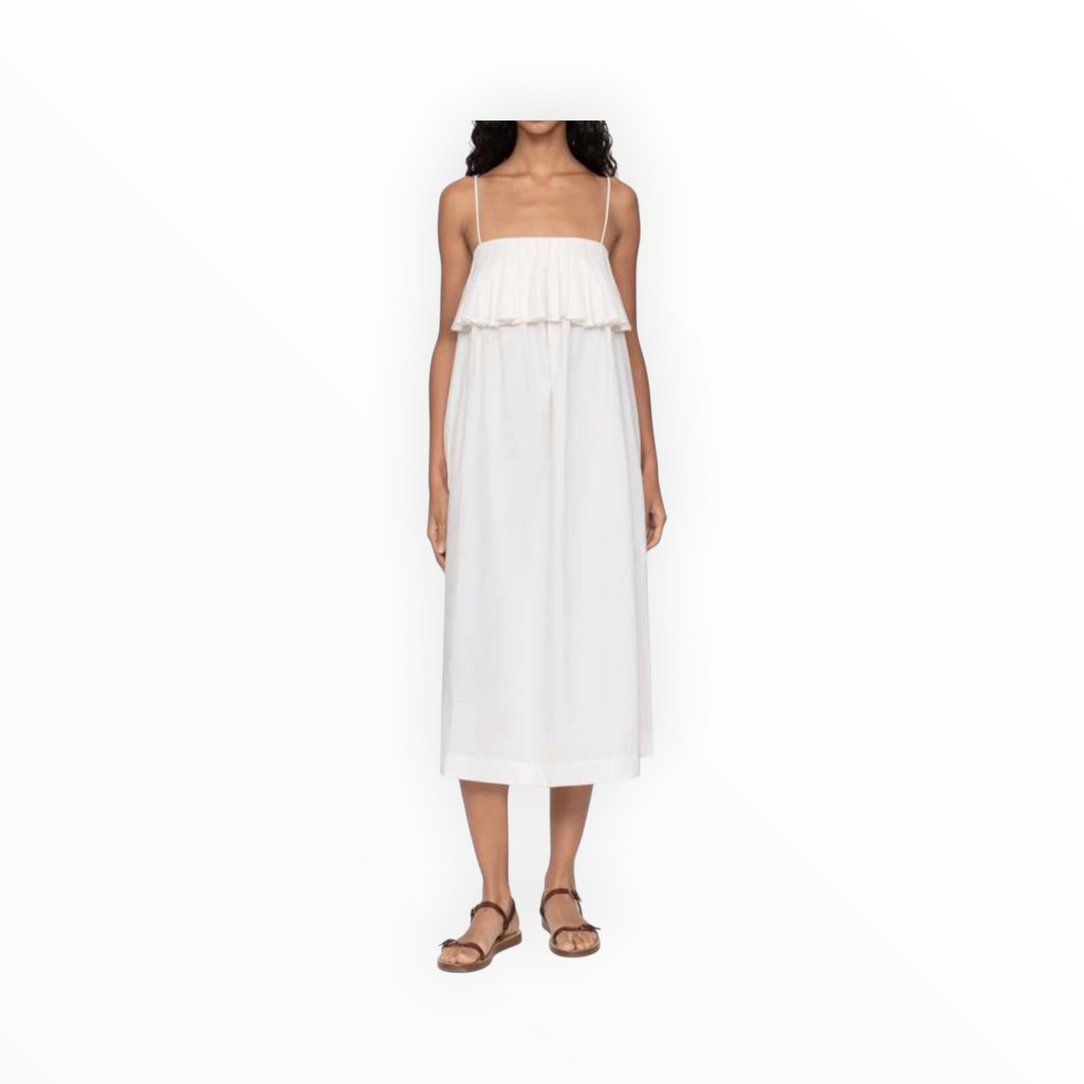 Sea New York Lois Twill Tank Dress - Cream