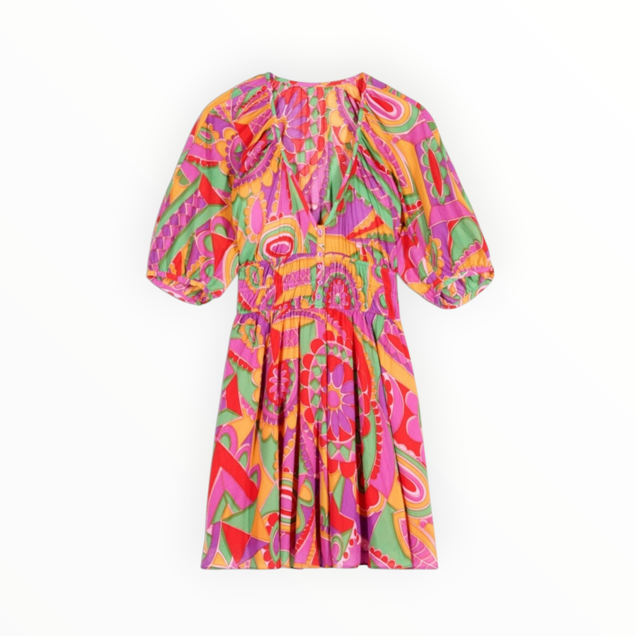 ba&sh Dova Dress - Fuschia