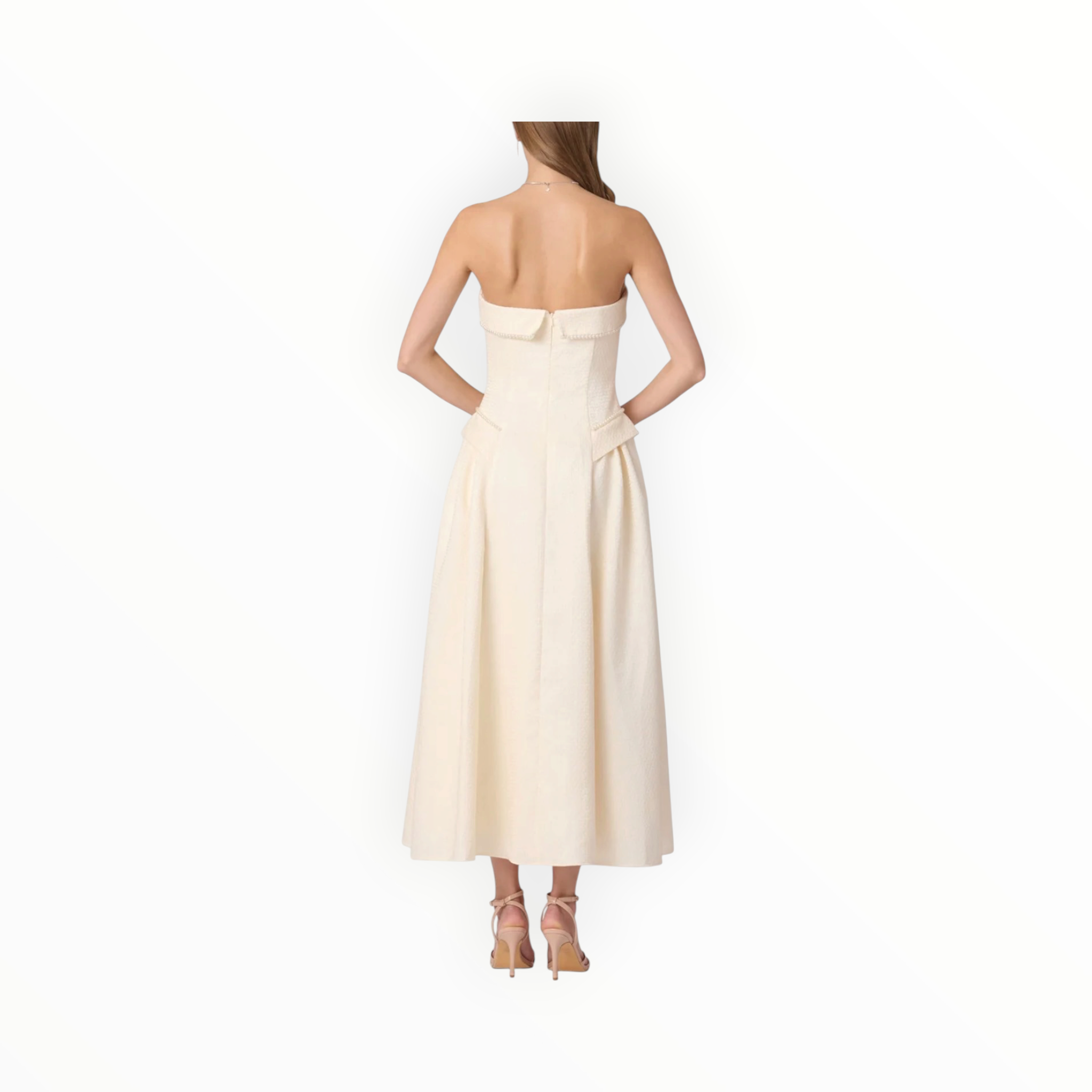 Shoshanna Midnight Remington Dress - Ivory