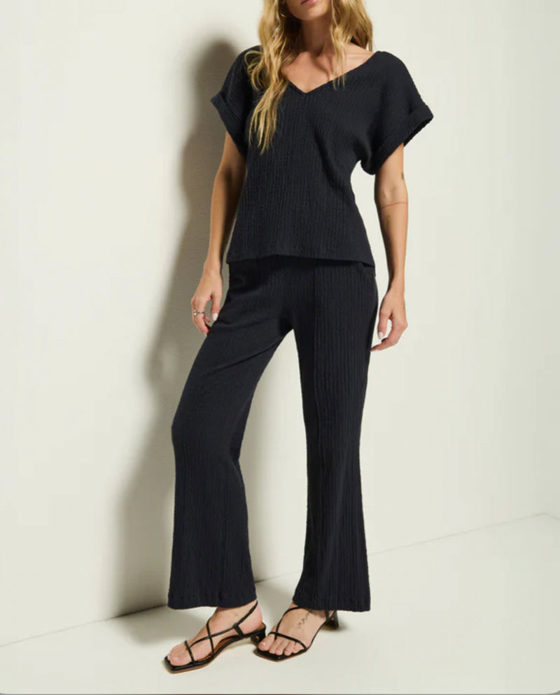 Nation Ltd Justine Knit Pant - Navy Night Sky