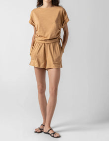 LILLA|P Fly Front Short - Teak