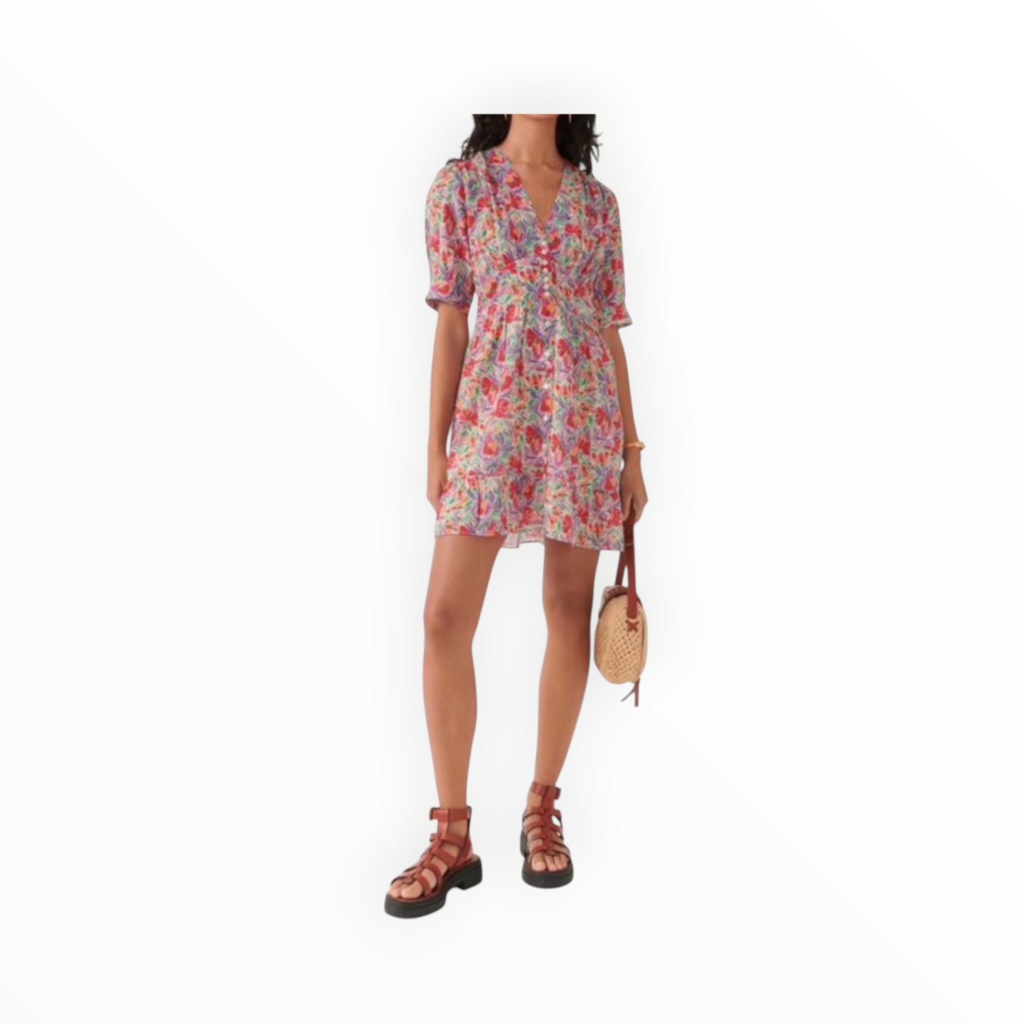 ba&sh Anelia Dress - Ecru
