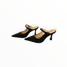 Lola Cruz Opera Crystal Embellished Pump - Black