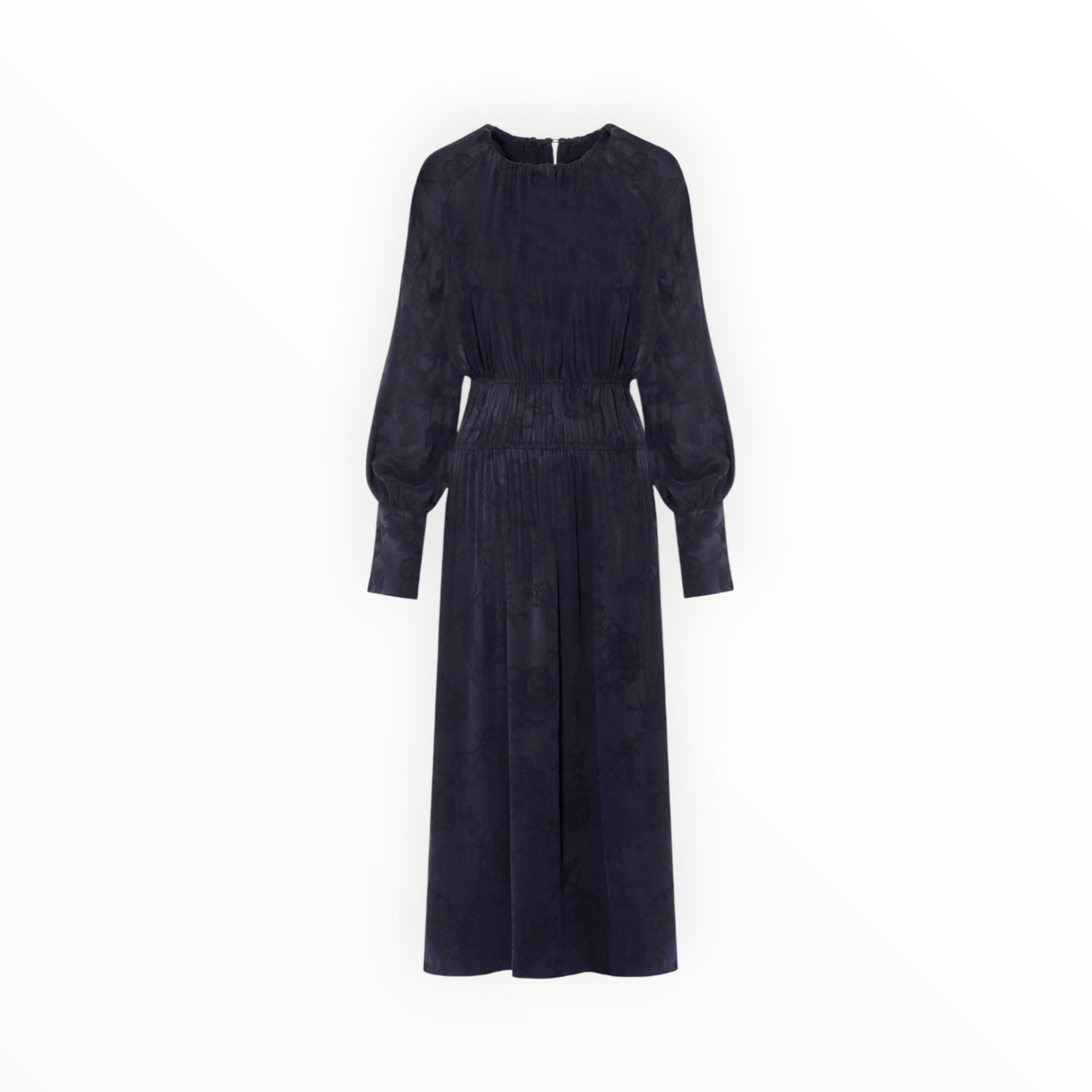 Beatrice .b Jacquard Cupro Dress - Deep Blue