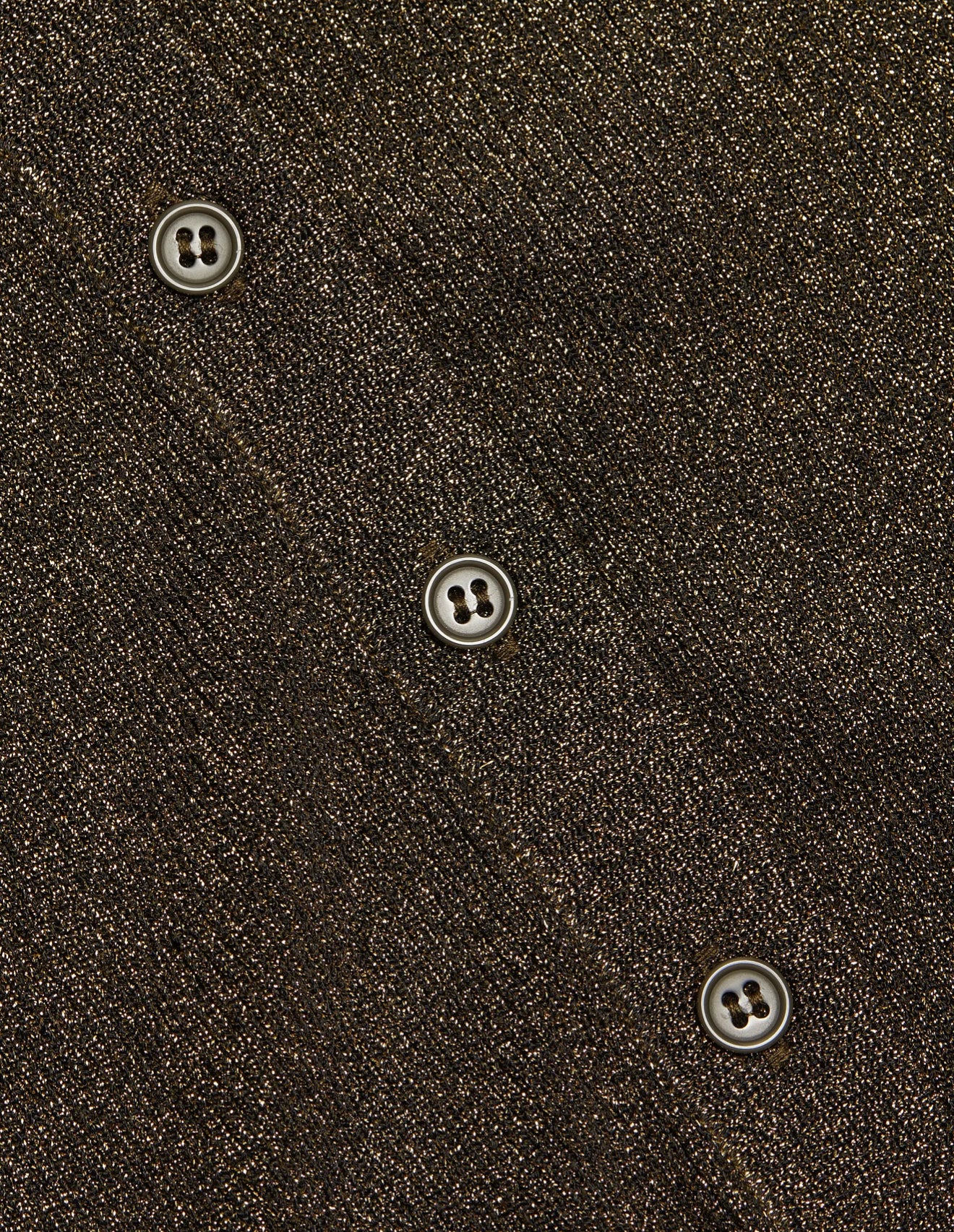 STAUD Craftsman One Shoulder Metallic Cardigan