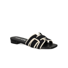 Bibi Lou Holly Crochet Sandal - Black/White
