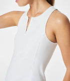 SPANXshape™ Get Moving Zip Front Dress - Vivid White