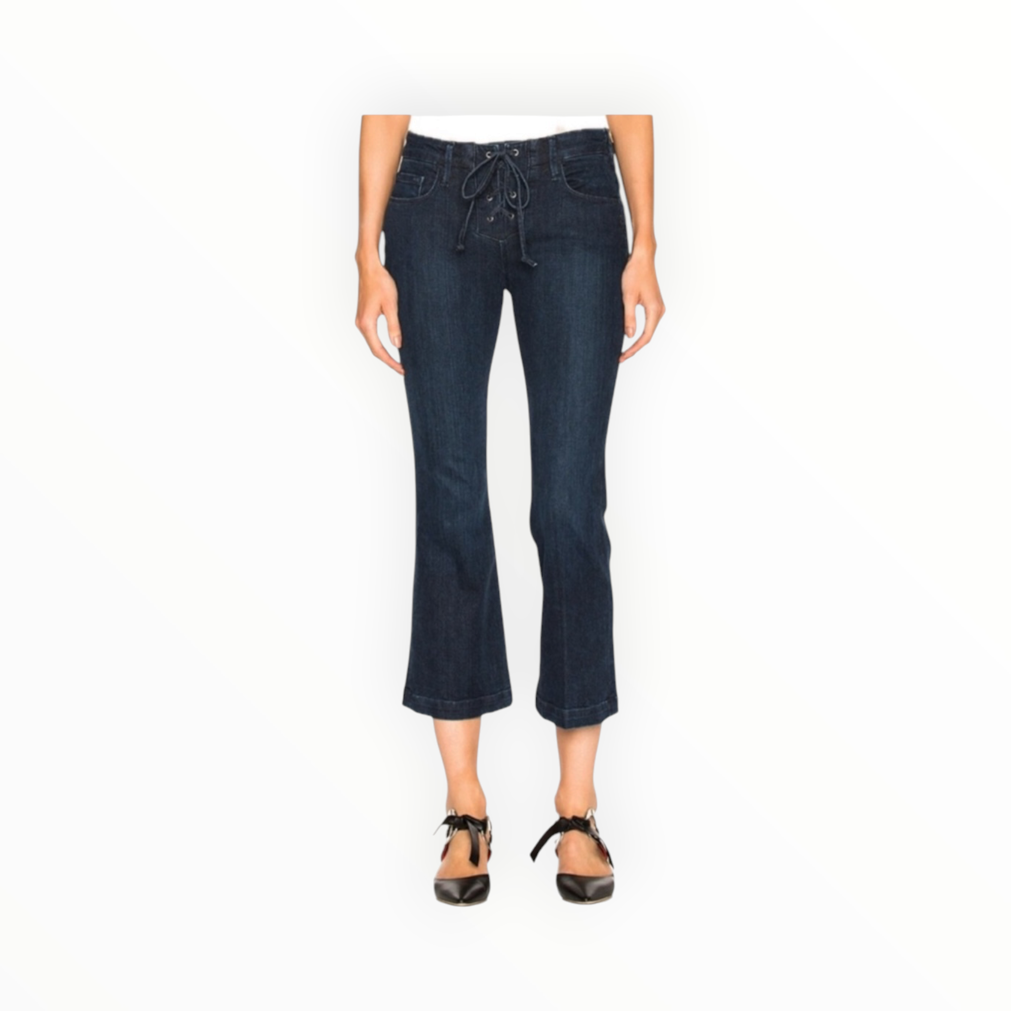 Frame Le Crop Mini Boot Lace Up - Hayworth