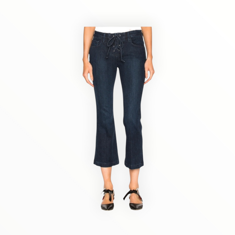 Frame Le Crop Mini Boot Lace Up - Hayworth