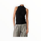 White + Warren Classic Tank - Black