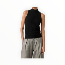 White + Warren Classic Tank - Black