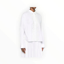 Dorothee Schumacher Poplin Power Blouse W/Lace Detail - White