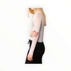 Brazeau Tricot Tulle T-Shirt - Cloud