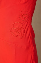 Mon Renn Reverie Midi Dress - Red