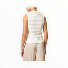 Central Park West Avery Pointelle Johnny Collar - Ivory