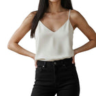 Fifteen Twenty Carys Silk Cami - Cream